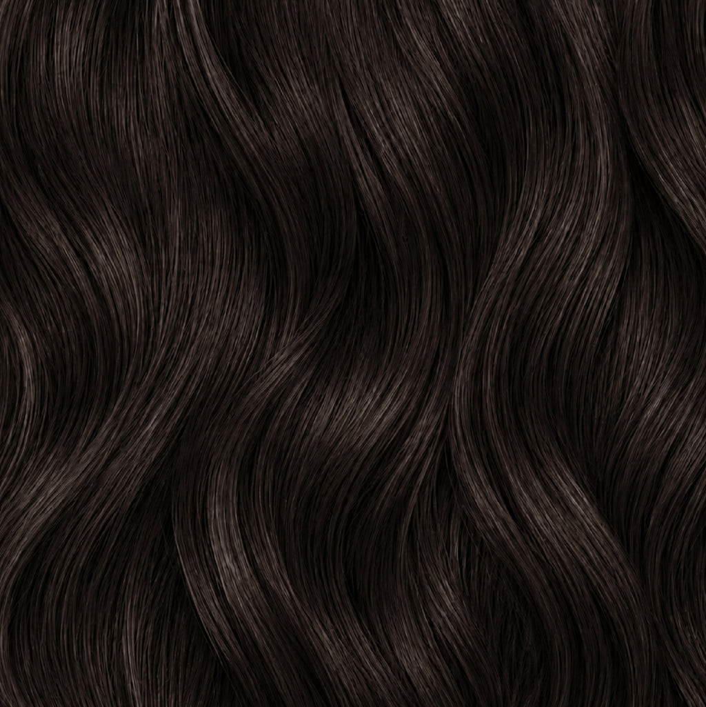 V-Shaped Aura Waves - Natural Black Brown - 1