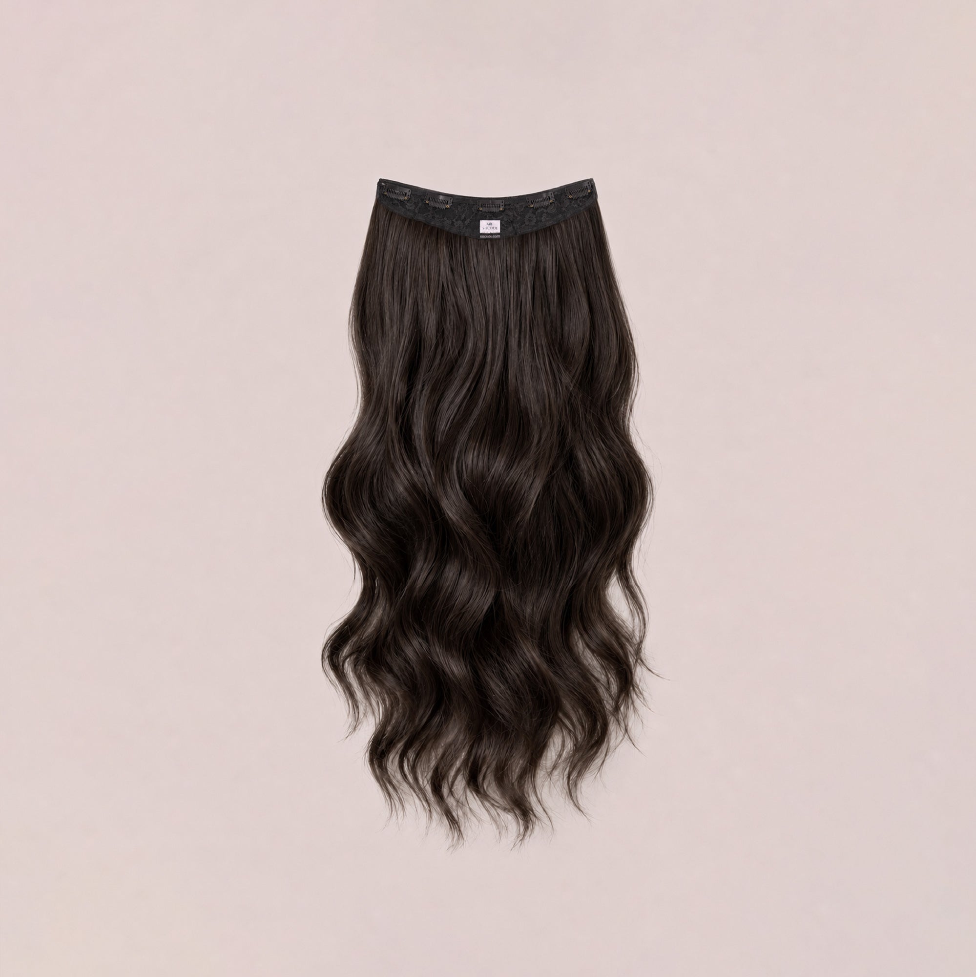V-Shaped Aura Waves - Natural Black Brown - 6